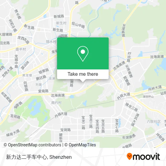 新力达二手车中心 map