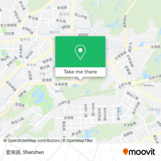 爱南路 map