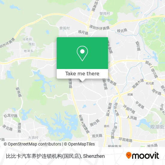 比比卡汽车养护连锁机构(国民店) map