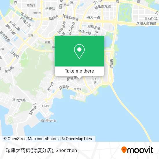 瑞康大药房(湾厦分店) map