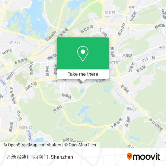 万新服装厂-西南门 map