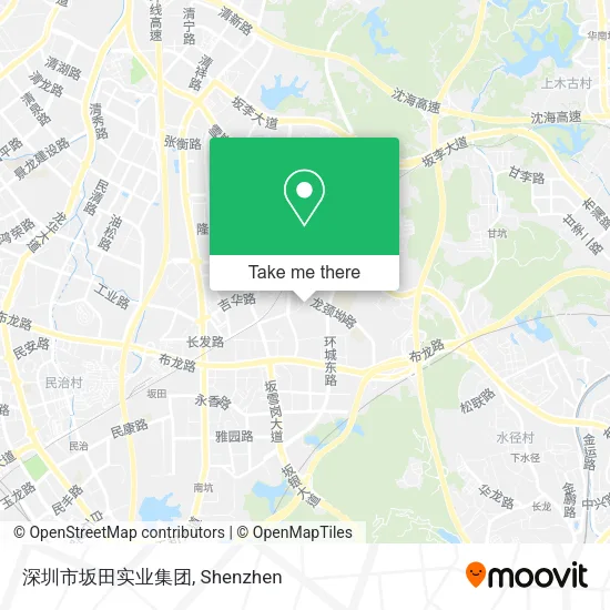 深圳市坂田实业集团 map