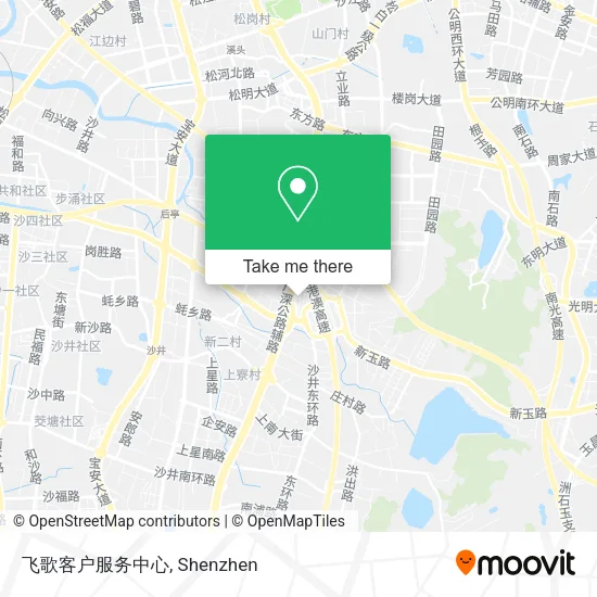 飞歌客户服务中心 map