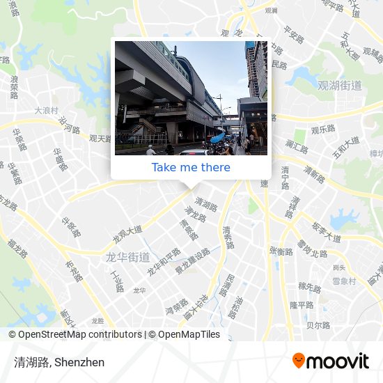 清湖路 map