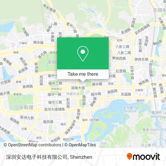 深圳安达电子科技有限公司 map
