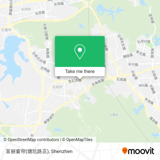 富丽窗帘(塘坑路店) map