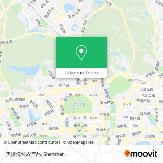 美珊海鲜农产品 map