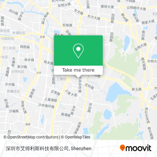 深圳市艾得利斯科技有限公司 map