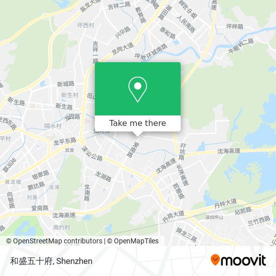 和盛五十府 map