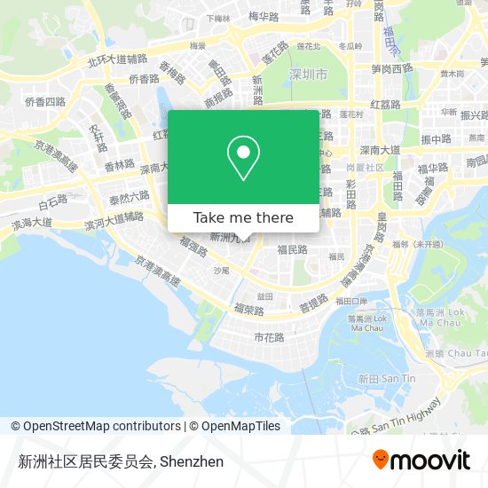 新洲社区居民委员会 map