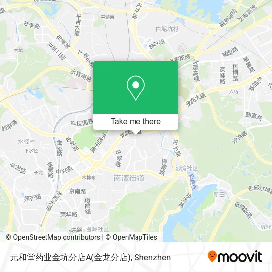 元和堂药业金坑分店A(金龙分店) map