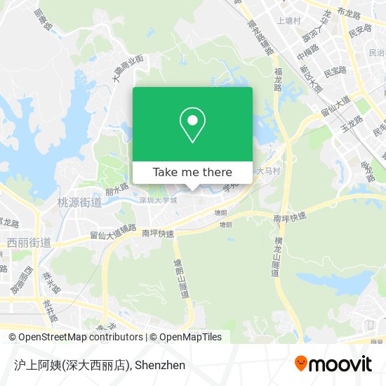 沪上阿姨(深大西丽店) map