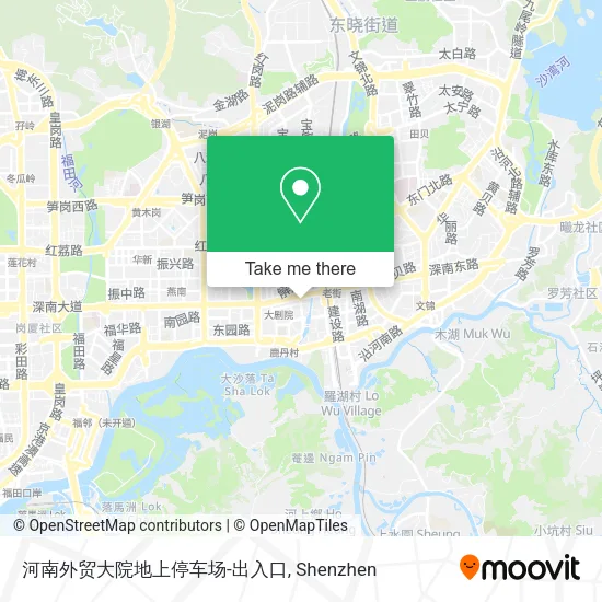 河南外贸大院地上停车场-出入口 map