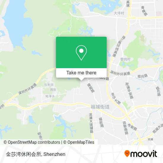 金莎湾休闲会所 map