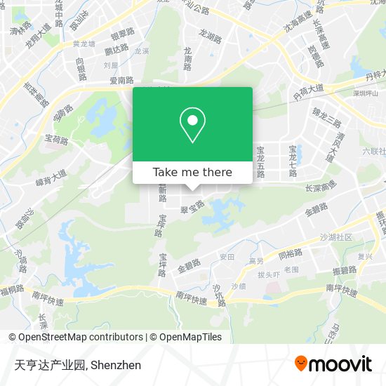 天亨达产业园 map
