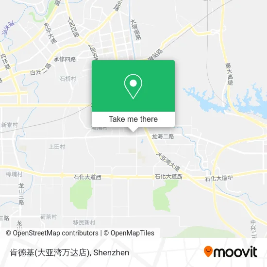 肯德基(大亚湾万达店) map