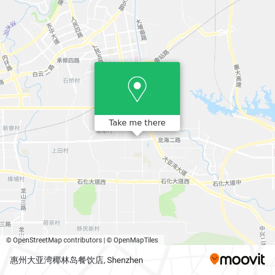 惠州大亚湾椰林岛餐饮店 map