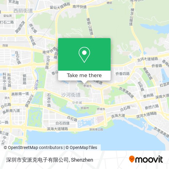 深圳市安派克电子有限公司 map
