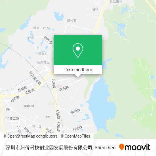 深圳市归侨科技创业园发展股份有限公司 map
