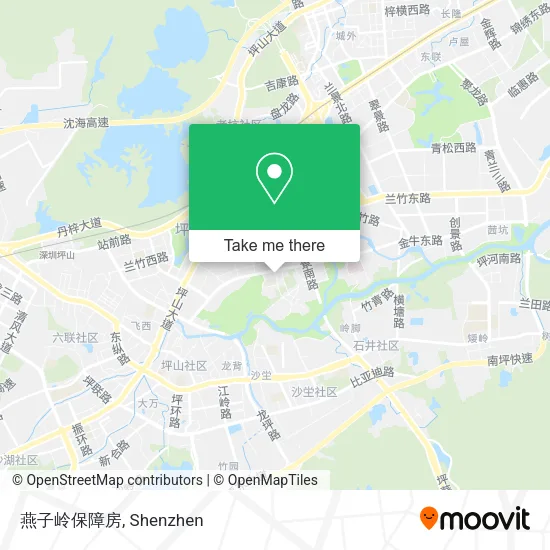 燕子岭保障房 map