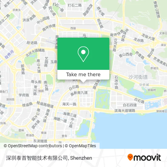 深圳泰首智能技术有限公司 map