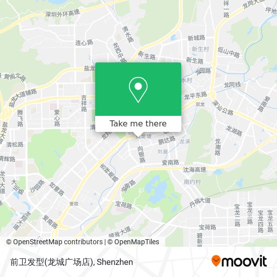前卫发型(龙城广场店) map