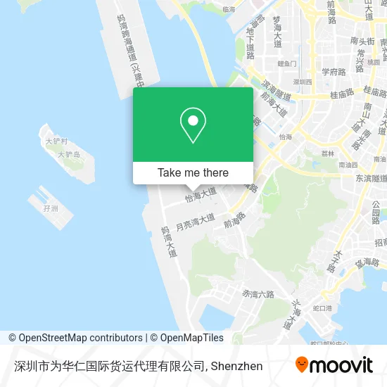 深圳市为华仁国际货运代理有限公司 map