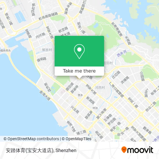 安踏体育(宝安大道店) map