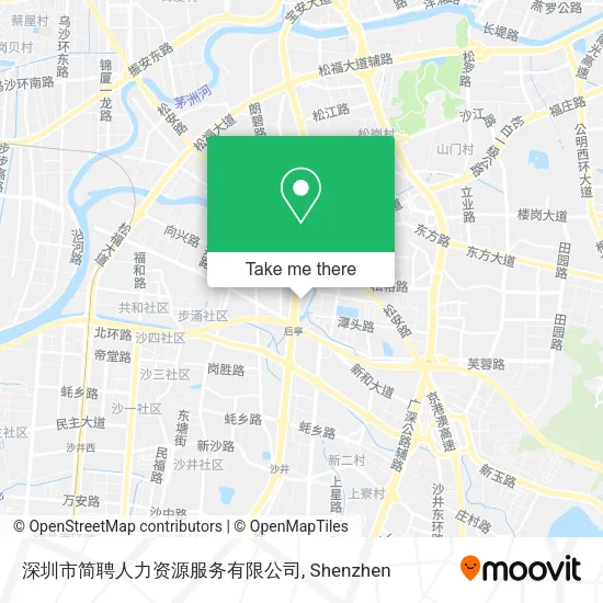 深圳市简聘人力资源服务有限公司 map