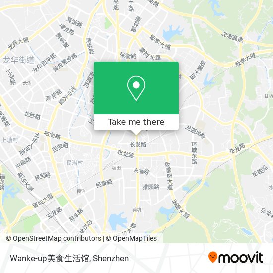 Wanke-up美食生活馆 map