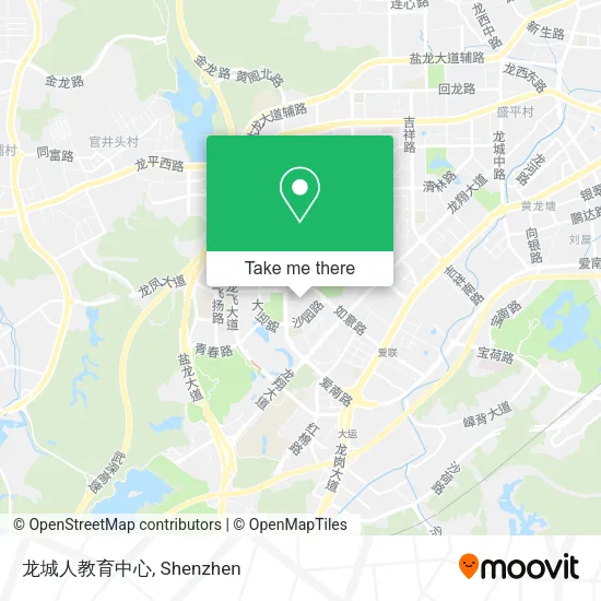 龙城人教育中心 map