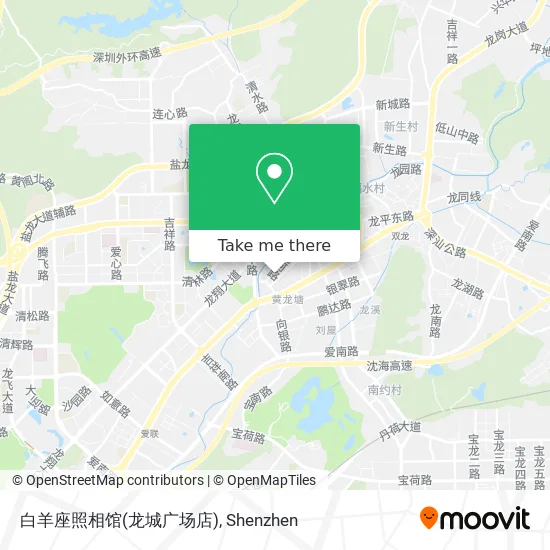 白羊座照相馆(龙城广场店) map