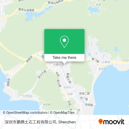 深圳市鹏腾土石工程有限公司 map