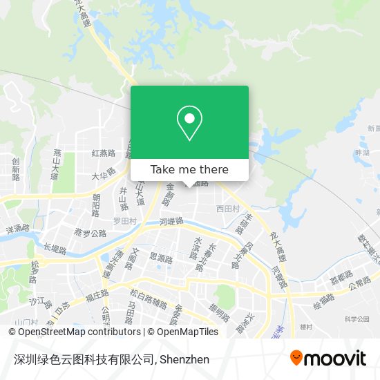 深圳绿色云图科技有限公司 map