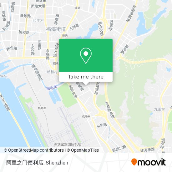 阿里之门便利店 map