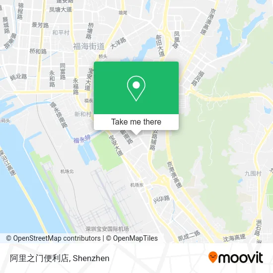 阿里之门便利店 map