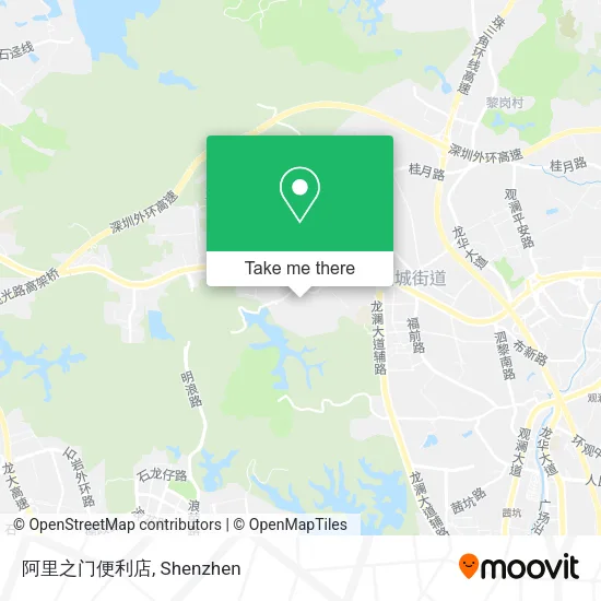 阿里之门便利店 map