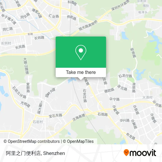 阿里之门便利店 map