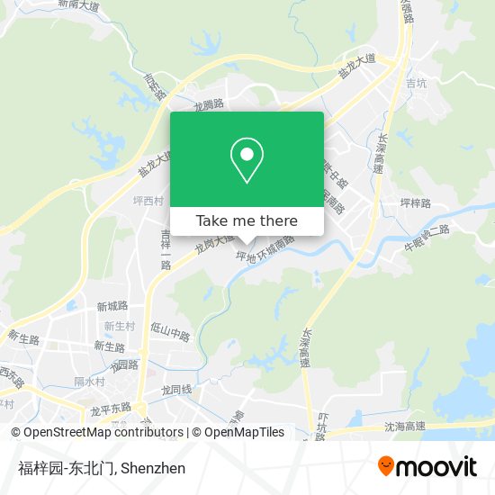 福梓园-东北门 map