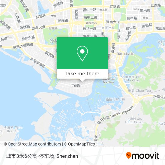 城市3米6公寓-停车场 map