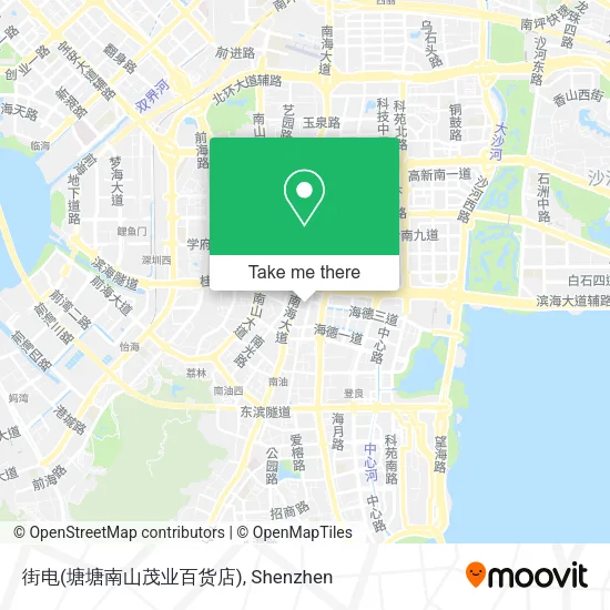街电(塘塘南山茂业百货店) map