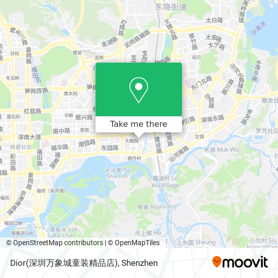 Dior(深圳万象城童装精品店) map