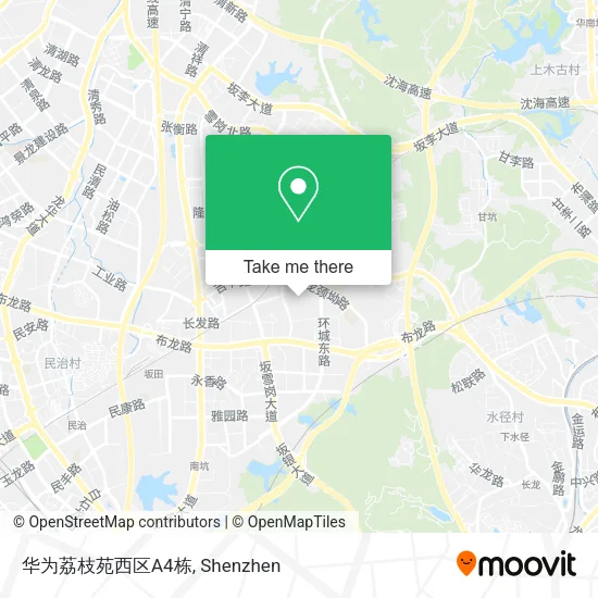 华为荔枝苑西区A4栋 map