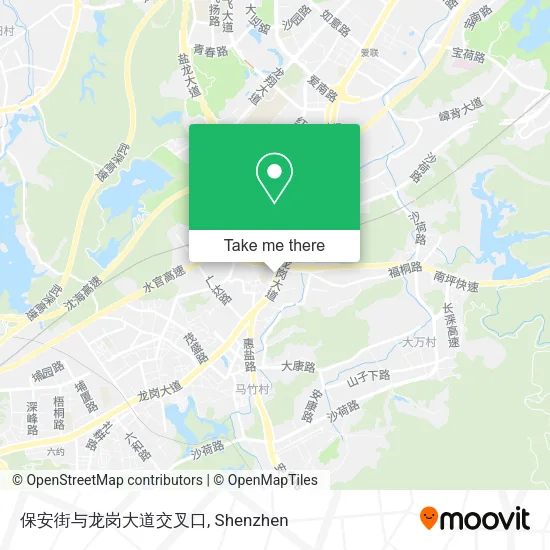 保安街与龙岗大道交叉口 map
