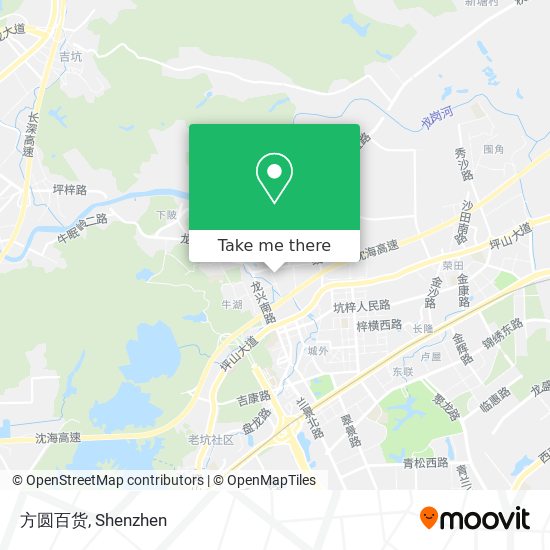 方圆百货 map