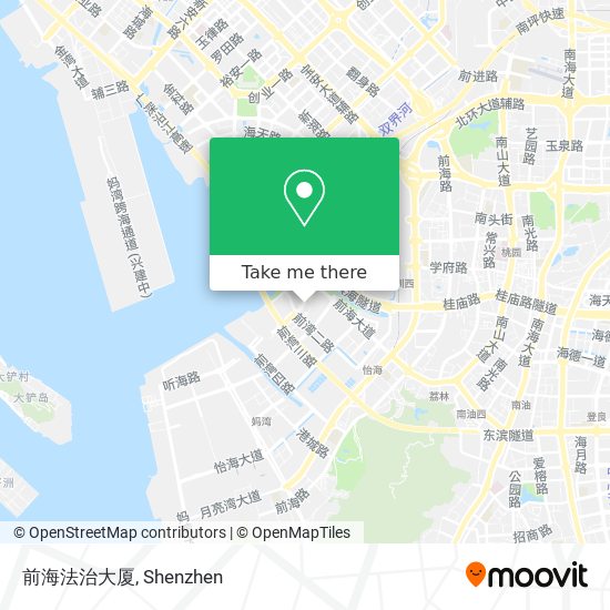 前海法治大厦 map