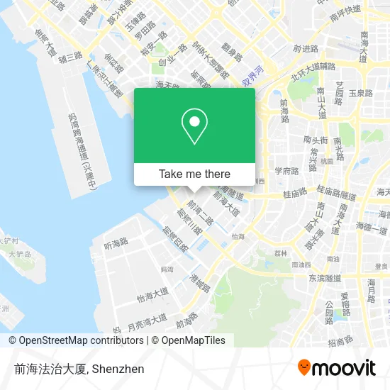 前海法治大厦 map