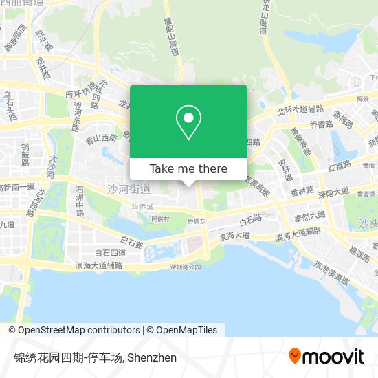 锦绣花园四期-停车场 map