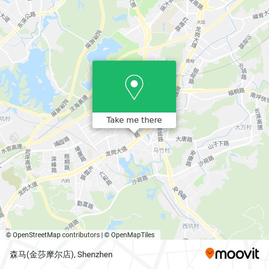 森马(金莎摩尔店) map