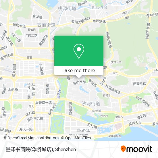 墨泽书画院(华侨城店) map